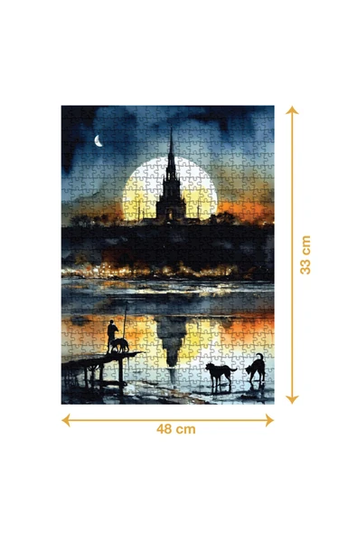 Ca Games 500 Parça Gece Puzzle 7520 - Resim 2