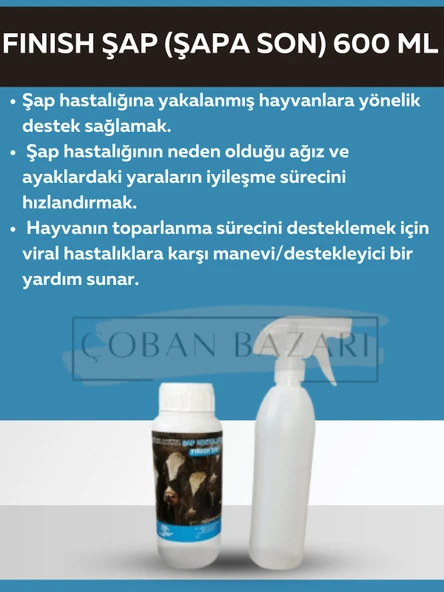 Fınısh Şap (Şapa SON) 600 Ml ürün görseli 1