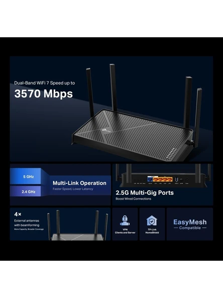 TP-LINK Archer BE230 Wi-Fi 7 Router - Resim 5