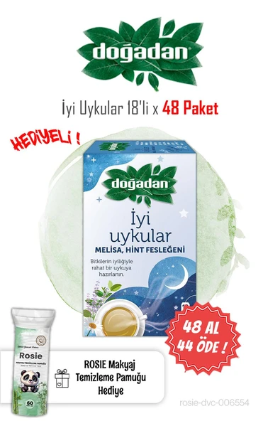 48 AL 44 ÖDE Doğadan Melisa ve Hint Fesleğen İyi Uyukular ve ROSIE ürün görseli 1