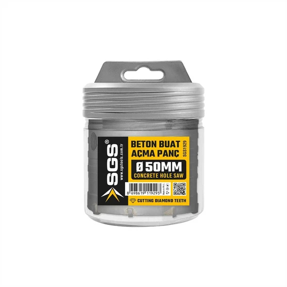 SGS BETON BUAT AÇMA ADAPTÖRSÜZ 50 MM SGS1929 ürün görseli 1