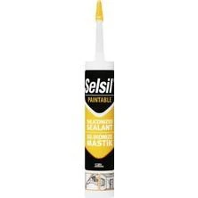 Selsil Silikonize Mastik Gri 500Gr ürün görseli 1