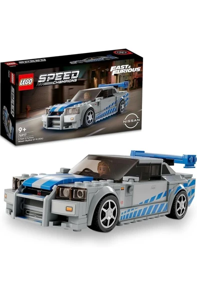 LEGO Speed Champions Daha Hızlı Daha Öfkeli Nissan Skyline Gt-r (R34) 76917 (319 PARÇA) ürün görseli 1
