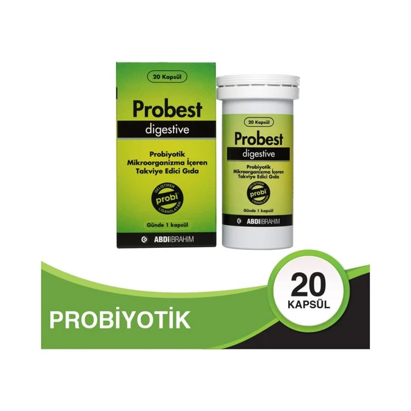 Probest Probiyotik Digestive 20 Kapsül ürün görseli 1