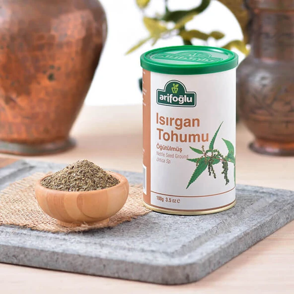 Arifoğlu ısırgan Tohumu Öğütülmüş 100g ürün görseli 1