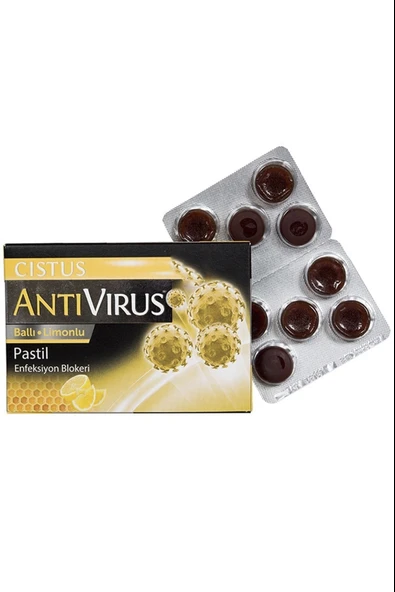 Cistus Antivirüs Ballı Limonlu Pastil 10'lu ürün görseli 1
