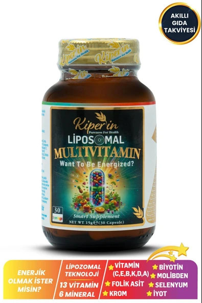 Kiperin Multivitamin Lipozomal 30 Kapsül ürün görseli 1