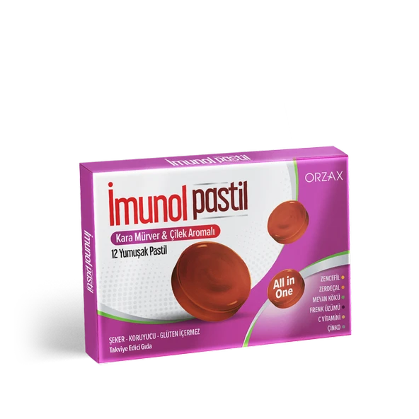 İmunol Karamürver & Çilek 12 Pastil ürün görseli 1