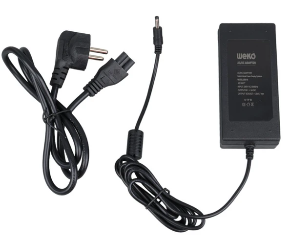 9 Volt  5 Amper 4.0 1.7 Mm Uç Yazar Kasa, Pos Makinesi  Adaptörü ürün görseli 1