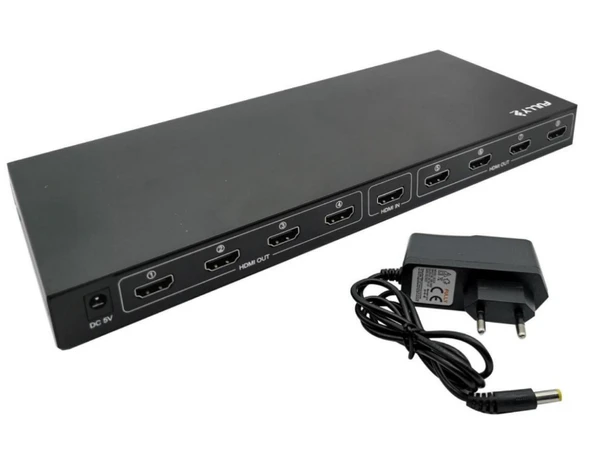 G-538J 8 PORT HDMI SPLITTER DAĞITICI ürün görseli 1
