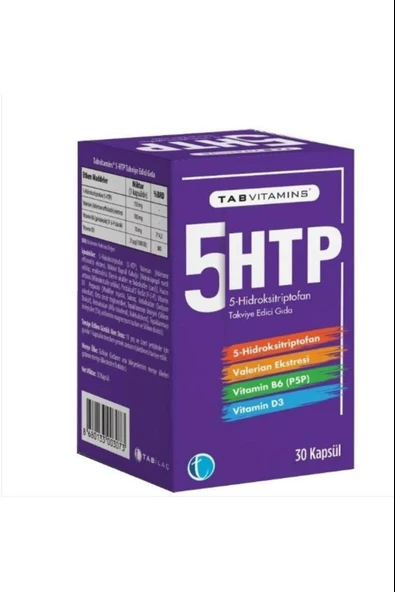Tabvitamins 5-HTP 30 Kapsül ürün görseli 1