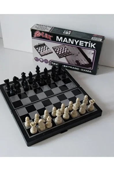 LEBRON Manyetik Satranç-Tavla-Dama ürün görseli 1