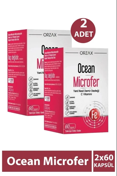 Ocean Microfer 60 Kapsül 2 Adet ürün görseli 1