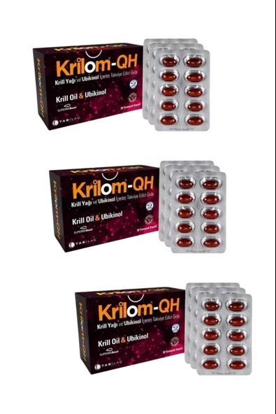 Krilom QH 30 Yumuşak Kapsül 3 Adet ürün görseli 1