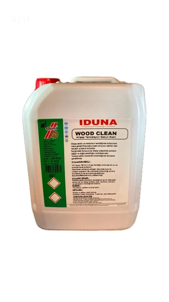Iduna Wood Clean Antistatik Etkili Sabun Bazlı Ahşap Temizleme Ürünü 5 L ürün görseli 1