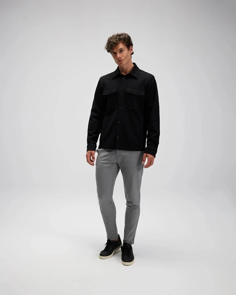Ellesse Erkek Siyah Ceket Düğmeli EM605 ürün görseli 1
