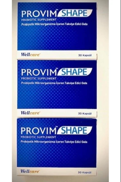 Wellcare Provim Shape 30 Kapsül 3 Adet ürün görseli 1