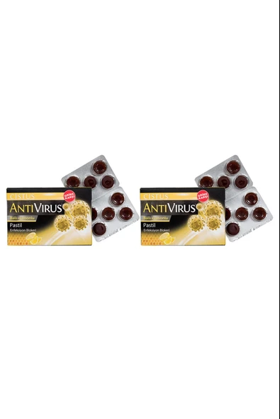Cistus Antivirüs Ballı Limonlu Pastil 10'lu 2 Adet ürün görseli 1