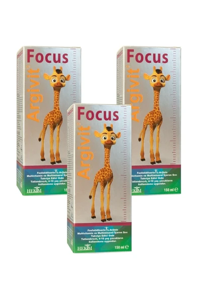 Argivit Focus 150 ml 3 Adet ürün görseli 1
