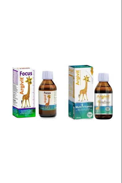 Argivit Multivitamin 150 Ml Şurup + Argivit Focus 150 ml ürün görseli 1