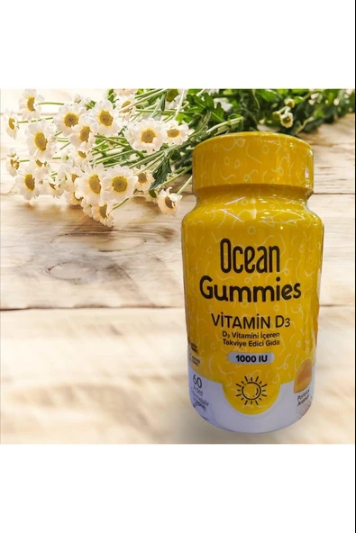Ocean Gummies Vitamin D3 60 Çiğnenebilir Tablet ürün görseli 1