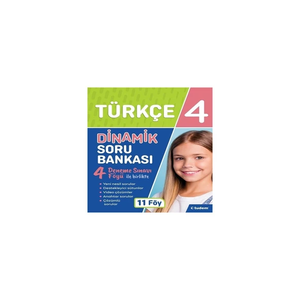Tudem  Yay. 4. Sınıf Türkçe Dinamik S.B. 11 Föy ürün görseli 1