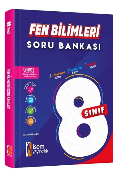 İsem Yayıncılık 8 Sınıf Fen Bilimleri Soru Bankası ürün görseli 1