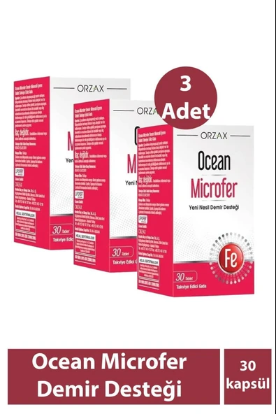 Ocean Microfer 30 Tablet 3 Adet ürün görseli 1