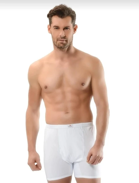 JİBER 102/108 ERKEK %100 PAMUK PAÇALI BOXER 10 ADET ürün görseli 1