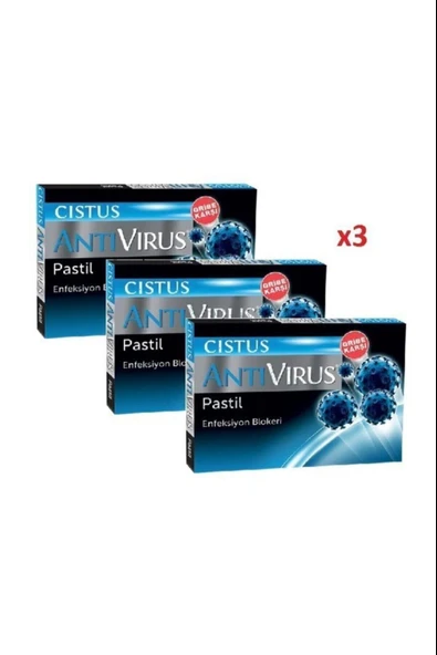 Cistus Antivirus Pastil 10 Adet 3 Adet ürün görseli 1