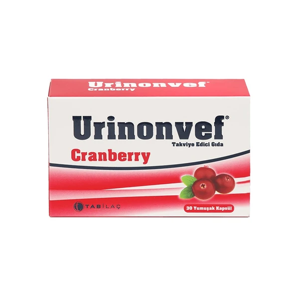 Urinonvef Cranberry 30 Yumuşak Kapsül ürün görseli 1