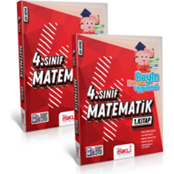 Bilal Işıklı Yayınları Beyin Fırtınası Uygulamalı 4.Sınıf Matematik Soru Bankası 1.Kitap ve 2.Kitap 2026 ürün görseli 1