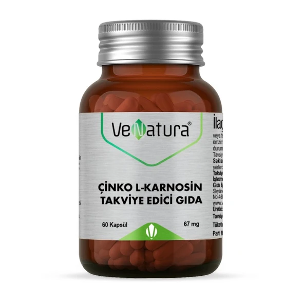 Venatura Çinko L-Karnosin 60 Kapsül ürün görseli 1
