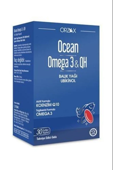 Ocean Omega 3 & Qh 30 Yumusak Kapsul ürün görseli 1