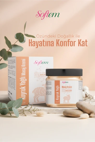 Kuyruk Yağı Masaj Kremi - 200 ml Kolajen Destekli Formül ürün görseli 1