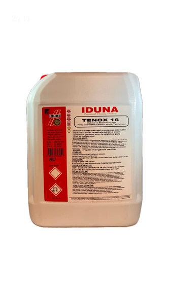 Iduna Tenox 16 Makine Ve Ekipmanlar İçin Kireç Ve Protein Çözücü Asidik Temizleyici 5 L ürün görseli 1