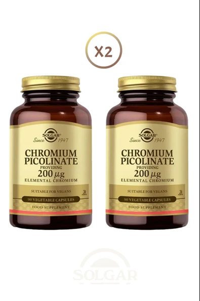 Solgar Chromium Picolinate 90 Adet 2 Adet - Resim 2