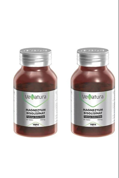 VeNatura Magnezyum Bisglisinat 60 Kapsül 2 Adet ürün görseli 1
