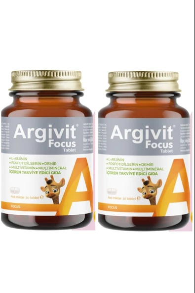 Argivit Focus 30 Tablet 2 Adet ürün görseli 1