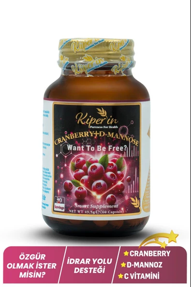 Cranberry D-Mannoz 60 Kapsül
