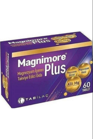Magnimore Plus 60 Tablet ürün görseli 1
