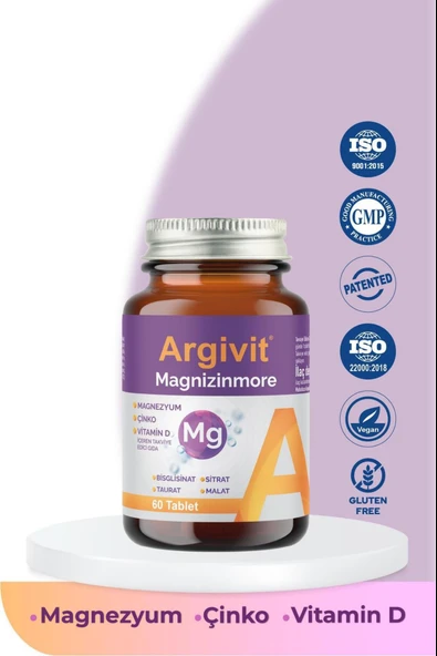 Argivit Magnizinmore 60 Tablet - Resim 3