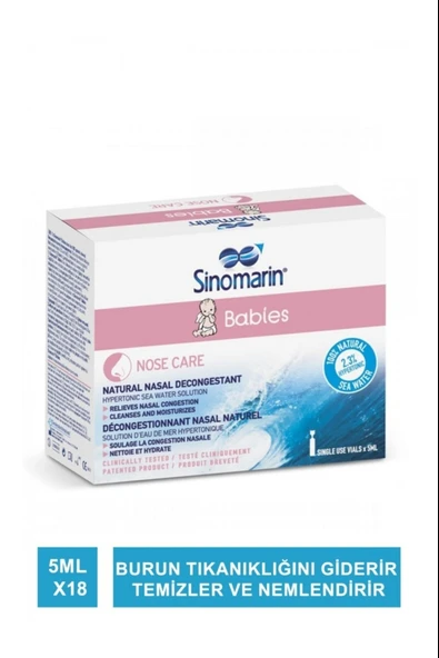 Sinomarin Babies 5 ml 18 Flakon ürün görseli 1
