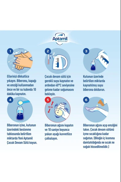 Aptamil Pronutra 3 Devam Sütü 900 gr 9-12 Ay - Resim 7