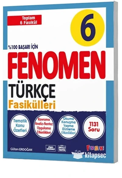 *Kampanya* Fenomen 6. Sınıf Türkçe Fasikülleri ürün görseli 1