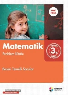 Dörtrenk 3. Sınıf Matematik Problem Kitabı ürün görseli 1