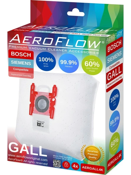 srfn ticaret Bosch GL 30 G ALL Tipi Uyumlu Toz Torbası - 4 Adet ürün görseli 1