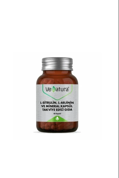 VeNatura L-Sitrulin, L-Arjinin ve Mineral 60 Kapsül ürün görseli 1