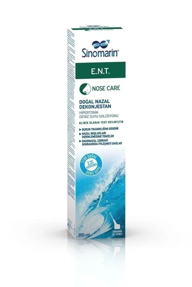 Sinomarin E.N.T. Deniz Suyu Burun Spreyi 200 ml ürün görseli 1