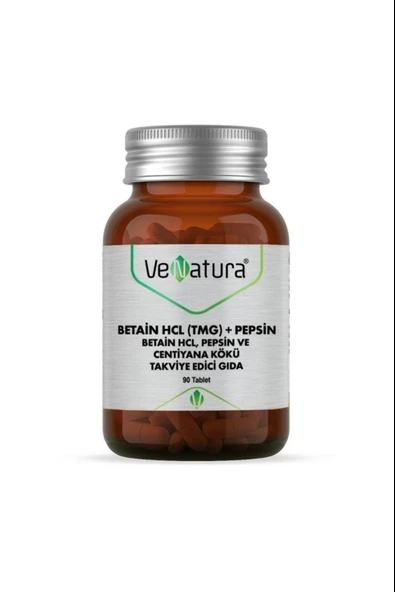 Venatura Betain HCL + Pepsin Takviye Edici Gıda 90 Tablet ürün görseli 1